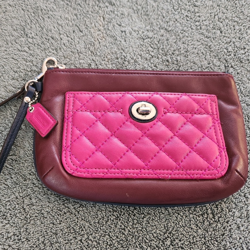 COACH wristlet bag